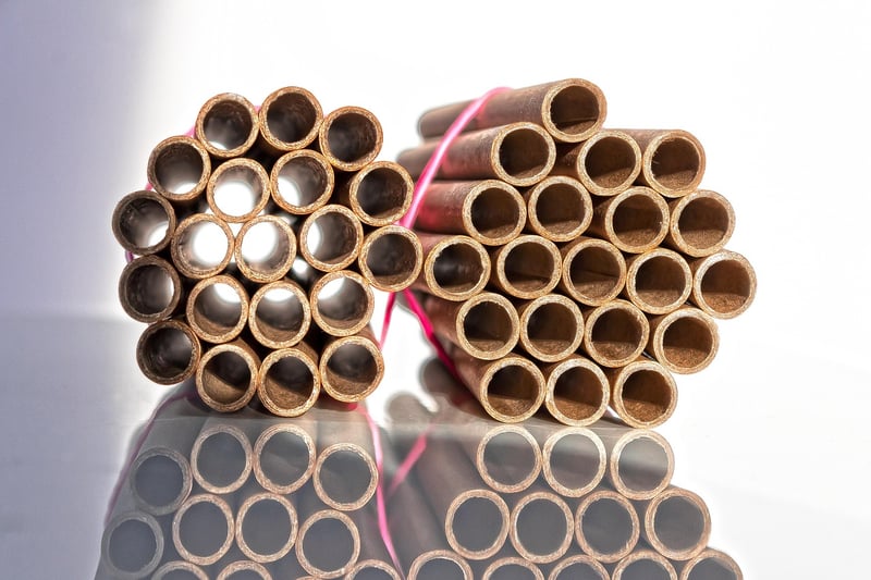 Cardboard Roll Wall Art